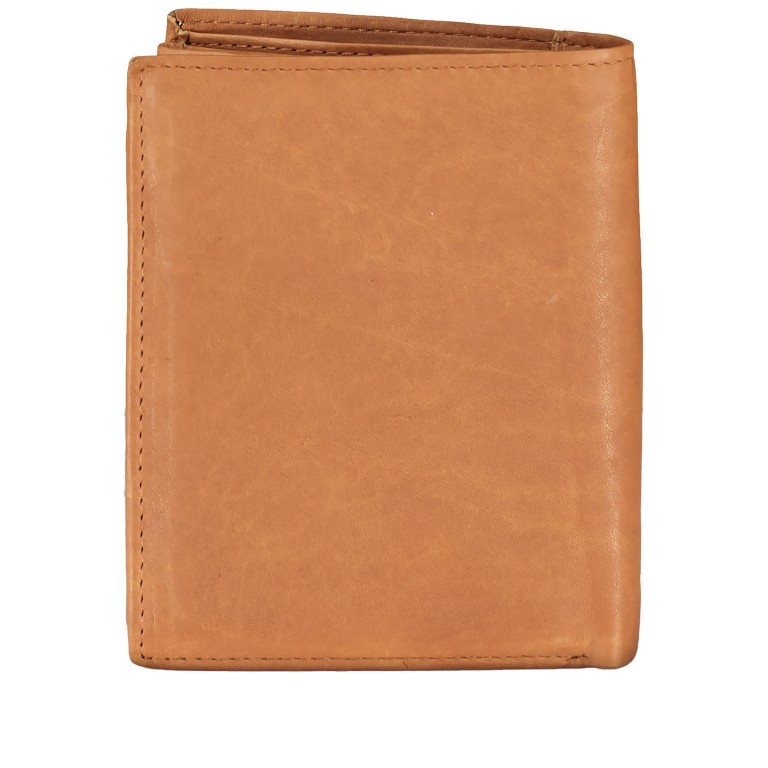 Geldbörse New Vintage Cognac, Farbe: cognac, Marke: Hausfelder Manufaktur, EAN: 4039584037948, Abmessungen in cm: 9.5x12x2, Bild 3 von 4