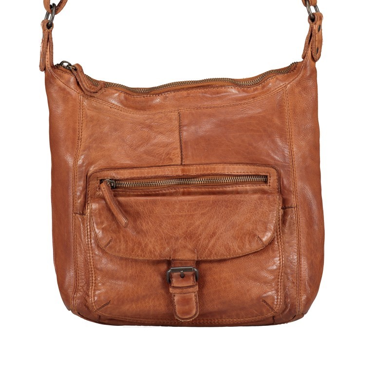 Beuteltasche Lavato CL32612B Cognac, Farbe: cognac, Marke: Blackbeat, EAN: 8717741896121, Abmessungen in cm: 25.5x28x8, Bild 1 von 6