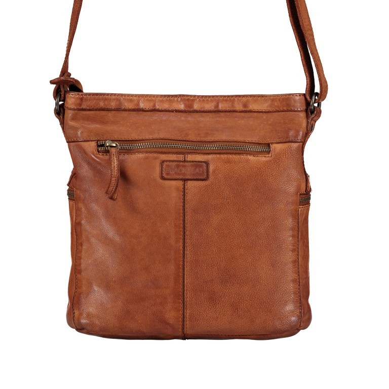 Umhängetasche Lavato CL35556B Cognac, Farbe: cognac, Marke: Blackbeat, EAN: 8717741895568, Abmessungen in cm: 25x25x8.5, Bild 3 von 6