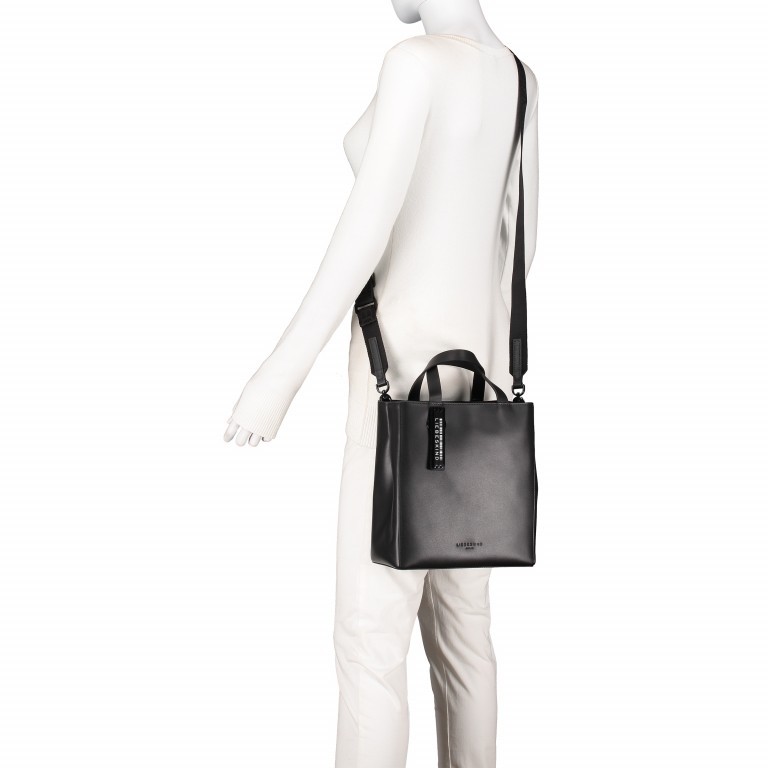 Handtasche Paper Bag Tote S Carter Neon Yellow, Farbe: gelb, Marke: Liebeskind Berlin, EAN: 4058629129554, Abmessungen in cm: 22x25x12, Bild 4 von 7