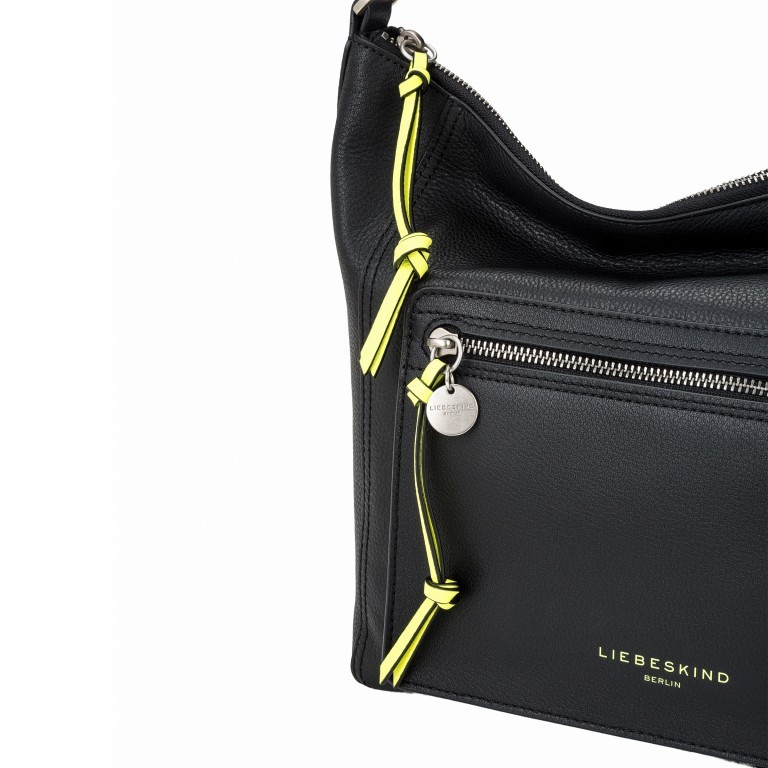 Beuteltasche Hobo M Black, Farbe: schwarz, Marke: Liebeskind Berlin, EAN: 4058629128465, Bild 5 von 5