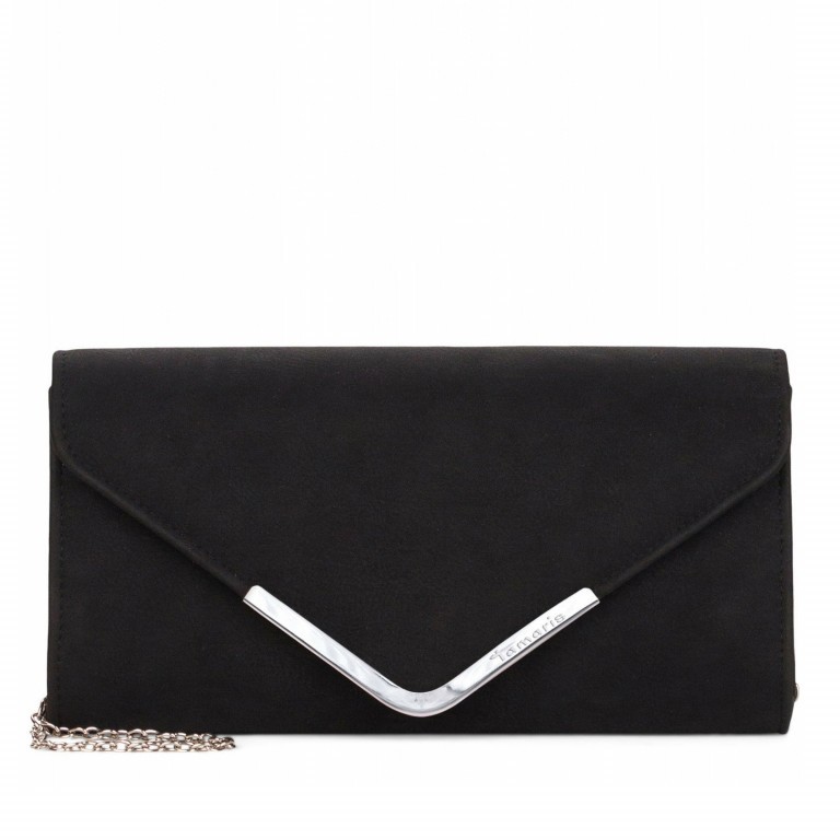 Umhängetasche / Clutch Amalia Black, Farbe: schwarz, Marke: Tamaris, EAN: 4063512000209, Abmessungen in cm: 26x13x5, Bild 1 von 7