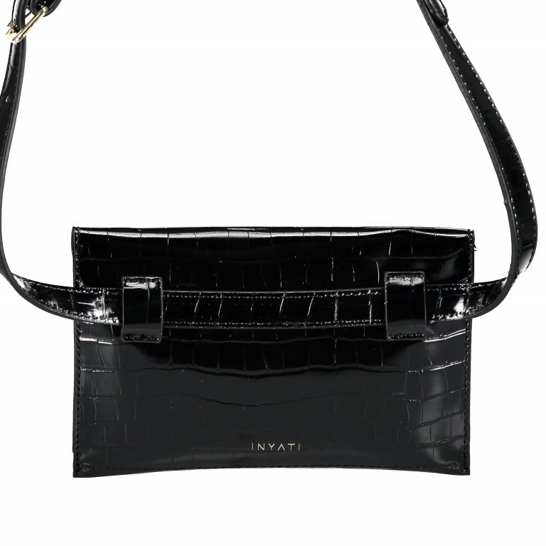 Gürteltasche Clutch LDA Black Croco, Farbe: schwarz, Marke: Inyati, EAN: 4251289822043, Abmessungen in cm: 20x14x0.5, Bild 5 von 12