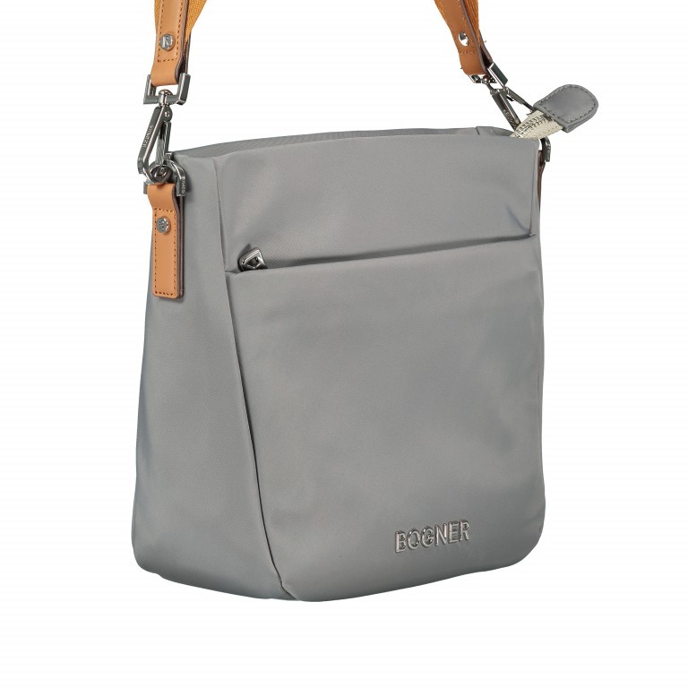 Umhängetasche Klosters Juna Light Grey, Farbe: grau, Marke: Bogner, EAN: 4053533797110, Abmessungen in cm: 23x23.5x9, Bild 2 von 8