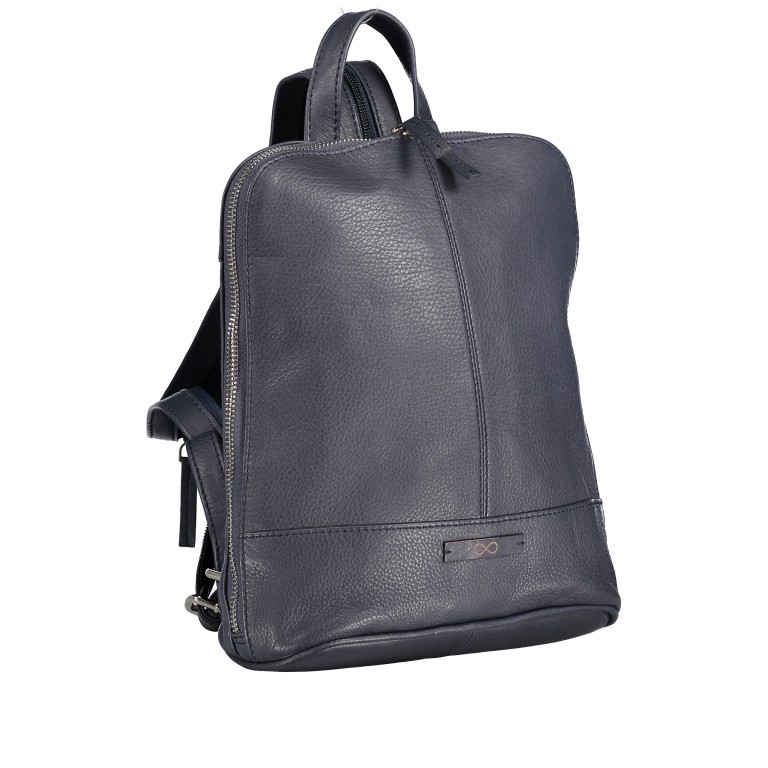 Rucksack Infinity Blau, Farbe: blau/petrol, Marke: Hausfelder Manufaktur, EAN: 4065646005075, Bild 2 von 6