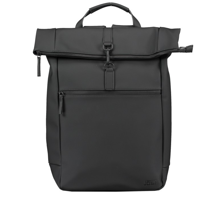 Rucksack Rolltop Black, Farbe: schwarz, Marke: Jost, EAN: 4025307767568, Abmessungen in cm: 30x44x10, Bild 1 von 6