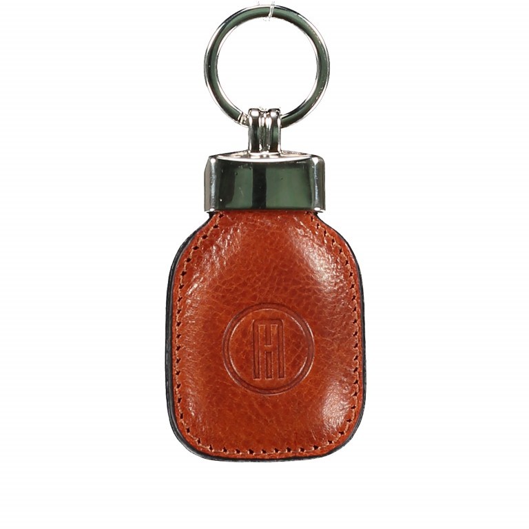 Schlüsselanhänger Cognac, Farbe: cognac, Marke: Hausfelder Manufaktur, EAN: 4065646000766, Abmessungen in cm: 4.5x10x1, Bild 1 von 1