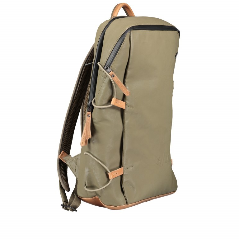 Rucksack Japan Saitama Fallen Rock, Farbe: taupe/khaki, Marke: Aunts & Uncles, EAN: 4250394951037, Abmessungen in cm: 28x42x14, Bild 3 von 8