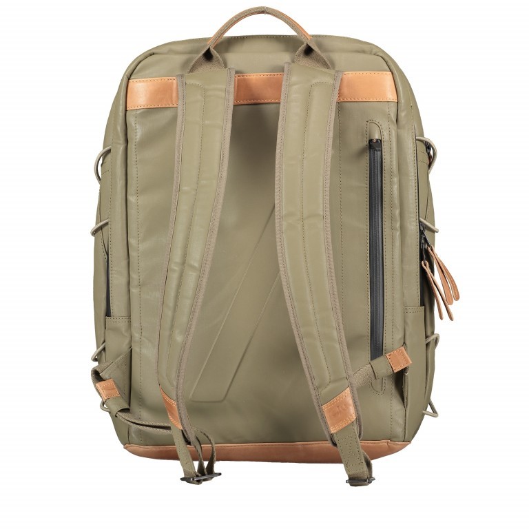 Rucksack Japan Saitama Fallen Rock, Farbe: taupe/khaki, Marke: Aunts & Uncles, EAN: 4250394951037, Abmessungen in cm: 28x42x14, Bild 4 von 8