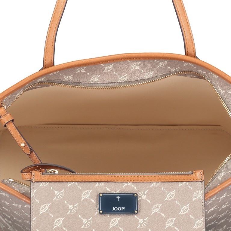 Shopper Cortina Lara LHZ Mud, Farbe: cognac, Marke: Joop!, EAN: 4053533832545, Abmessungen in cm: 32x29x17, Bild 6 von 6