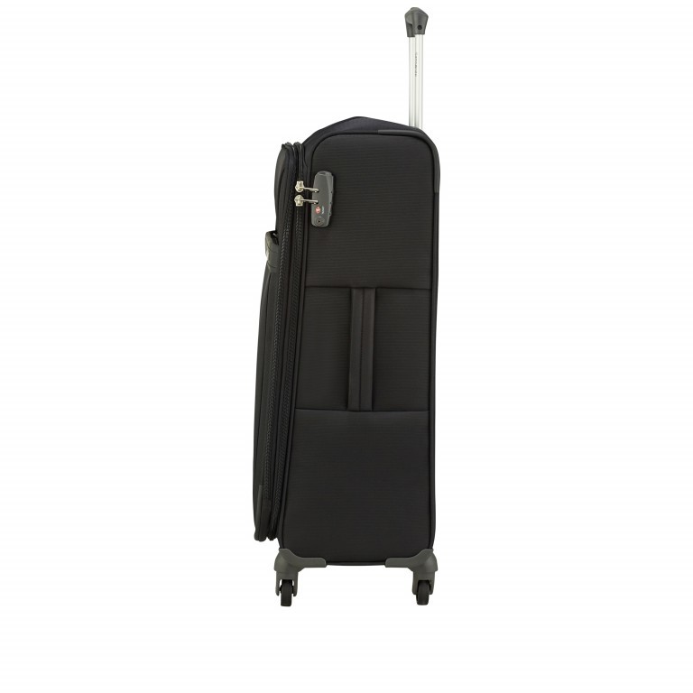 Koffer Aruro Spinner 68 erweiterbar Black, Farbe: schwarz, Marke: Samsonite, EAN: 5414847967788, Bild 3 von 13