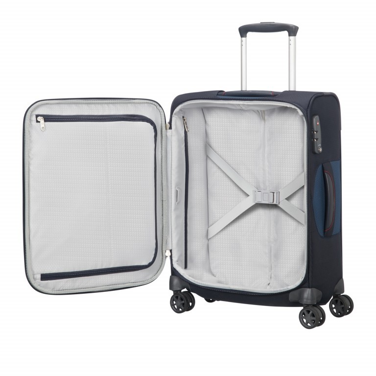 Koffer Dynamore Spinner 55 Blue, Farbe: blau/petrol, Marke: Samsonite, EAN: 5414847854521, Abmessungen in cm: 40x55x20, Bild 6 von 12