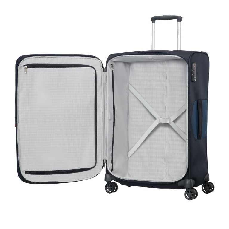 Koffer Dynamore Spinner 67 Blue, Farbe: blau/petrol, Marke: Samsonite, EAN: 5414847854569, Abmessungen in cm: 44.5x67x30, Bild 6 von 11