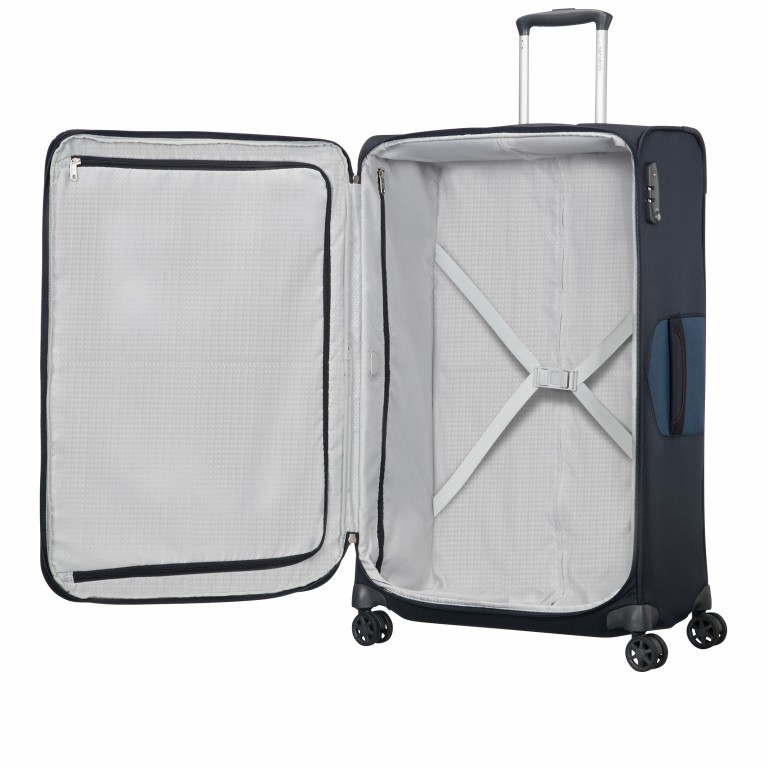 Koffer Dynamore Spinner 78 Blue, Farbe: blau/petrol, Marke: Samsonite, EAN: 5414847854620, Abmessungen in cm: 49x78x34, Bild 6 von 12