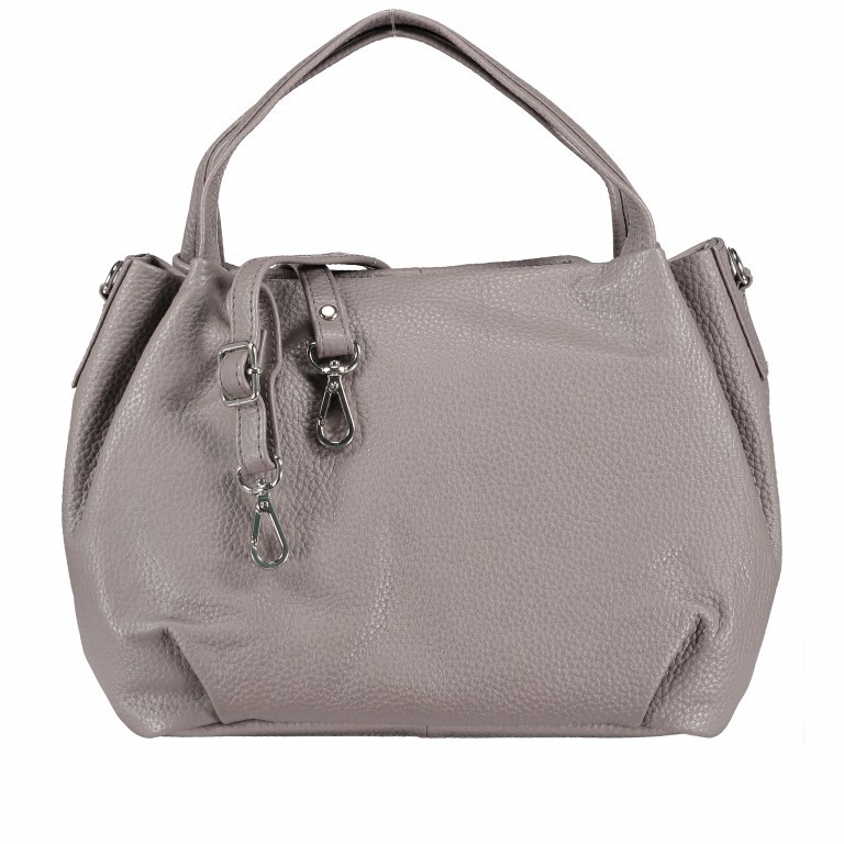 Handtasche Nappa Grau, Farbe: grau, Marke: Hausfelder Manufaktur, EAN: 4251672755149, Bild 1 von 8