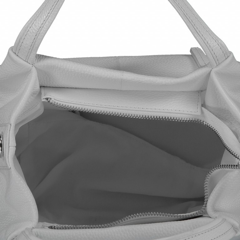 Handtasche Nappa Grau, Farbe: grau, Marke: Hausfelder Manufaktur, EAN: 4251672755149, Bild 7 von 8