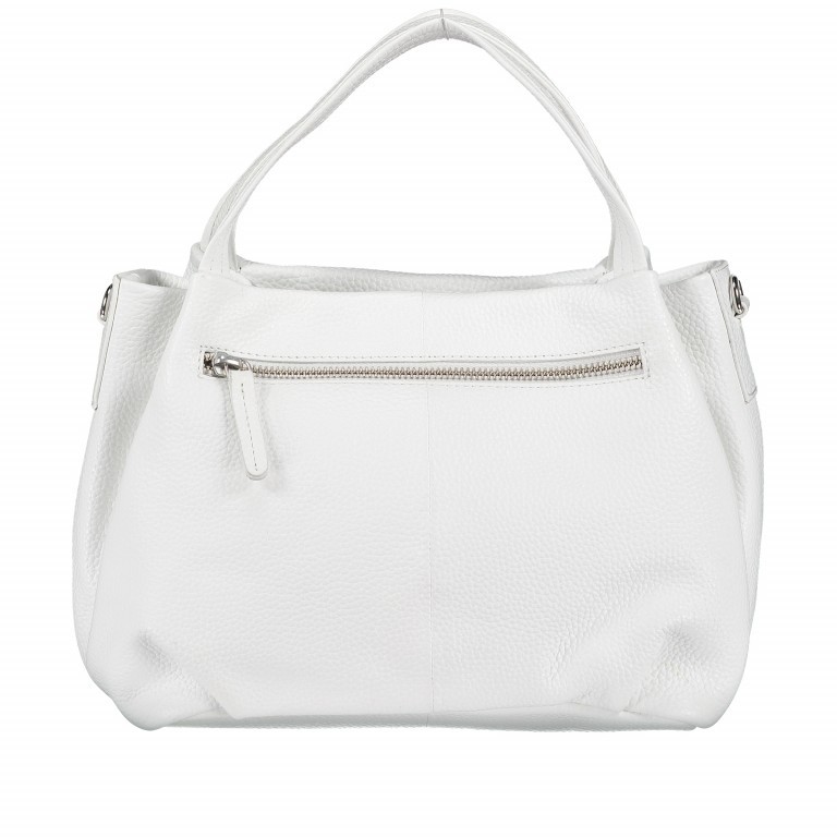 Handtasche Nappa Weiß, Farbe: weiß, Marke: Hausfelder Manufaktur, EAN: 4251672755156, Bild 3 von 8
