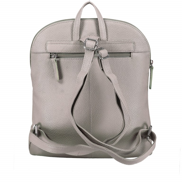 Rucksack Nappa Grau, Farbe: grau, Marke: Hausfelder Manufaktur, EAN: 4251672755187, Abmessungen in cm: 26x32x8, Bild 3 von 8