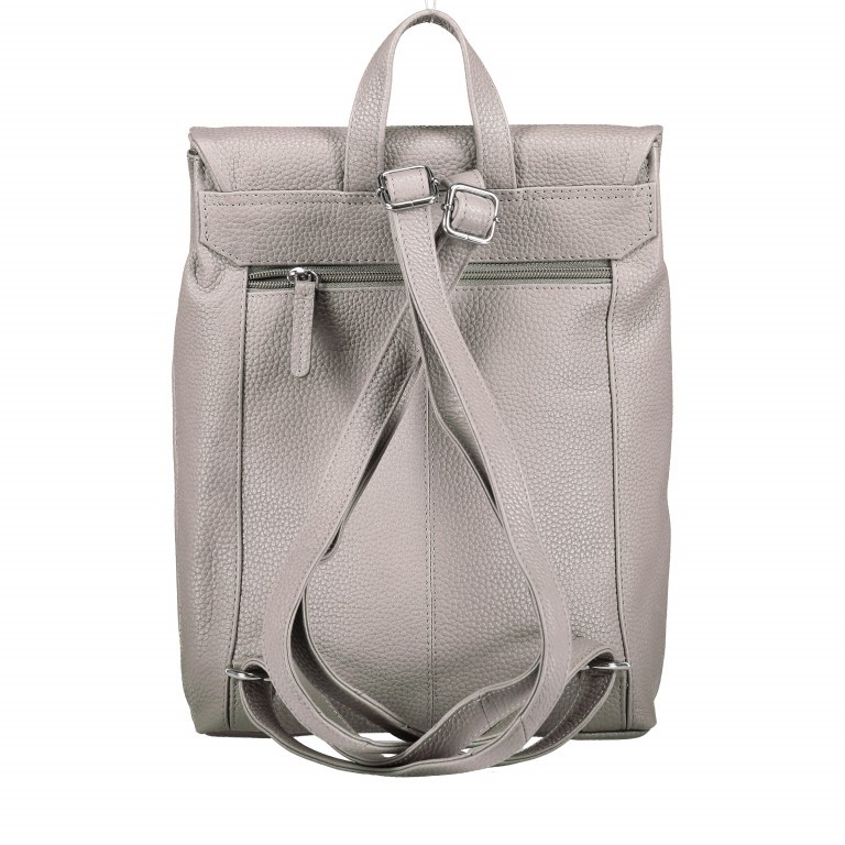 Rucksack Nappa Dunkelblau, Farbe: blau/petrol, Marke: Hausfelder Manufaktur, EAN: 4251672755217, Abmessungen in cm: 22x30x10, Bild 3 von 8