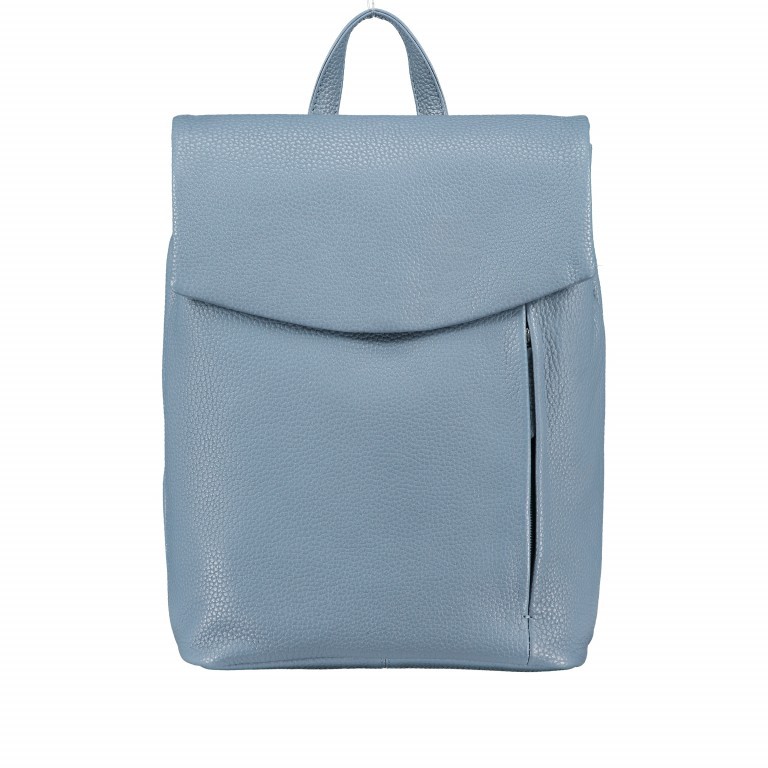 Rucksack Nappa Blau, Farbe: blau/petrol, Marke: Hausfelder Manufaktur, EAN: 4251672755224, Abmessungen in cm: 22x30x10, Bild 1 von 8