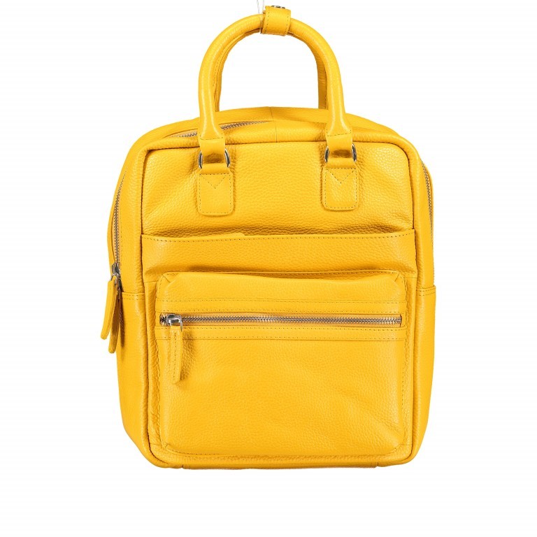 Rucksack Nappa Gelb, Farbe: gelb, Marke: Hausfelder Manufaktur, EAN: 4251672755293, Bild 1 von 7