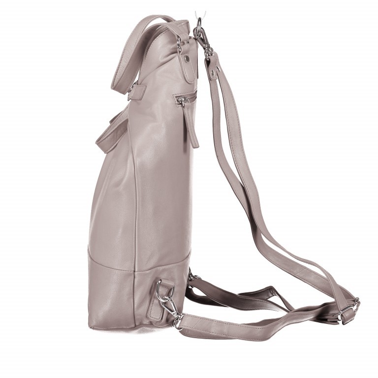 Rucksack Milano Gelb, Farbe: gelb, Marke: Hausfelder Manufaktur, EAN: 4251672756177, Abmessungen in cm: 30x38x11, Bild 3 von 11