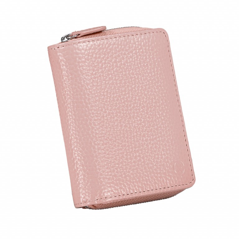 Geldbörse Amra Bradley mit RFID-Schutz Rosa, Farbe: rosa/pink, Marke: Hausfelder Manufaktur, EAN: 4251672748295, Abmessungen in cm: 9x11x3, Bild 2 von 5