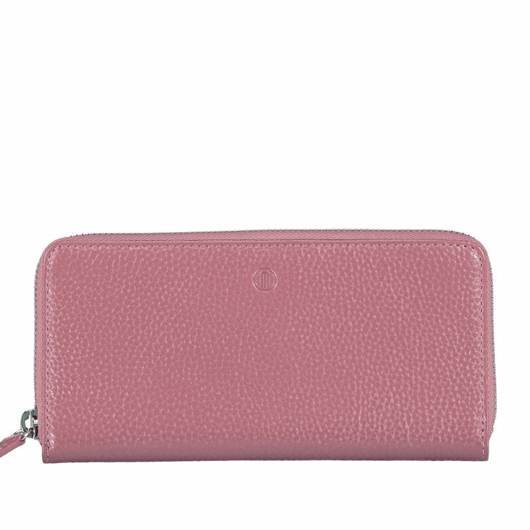 Geldbörse Amra Bradley mit RFID-Funktion Rose, Farbe: rosa/pink, Marke: Hausfelder Manufaktur, EAN: 4251672748370, Abmessungen in cm: 19x9.5x2, Bild 1 von 5