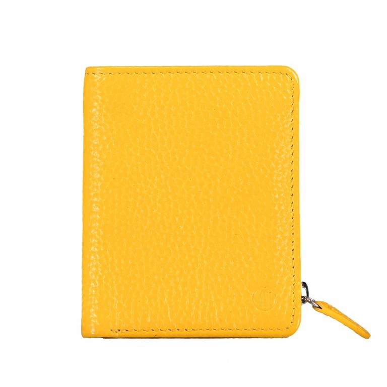 Geldbörse Amra Bradley mit RFID-Schutz Gelb, Farbe: gelb, Marke: Hausfelder Manufaktur, EAN: 4251672748530, Abmessungen in cm: 8.5x10.5x1.5, Bild 1 von 5