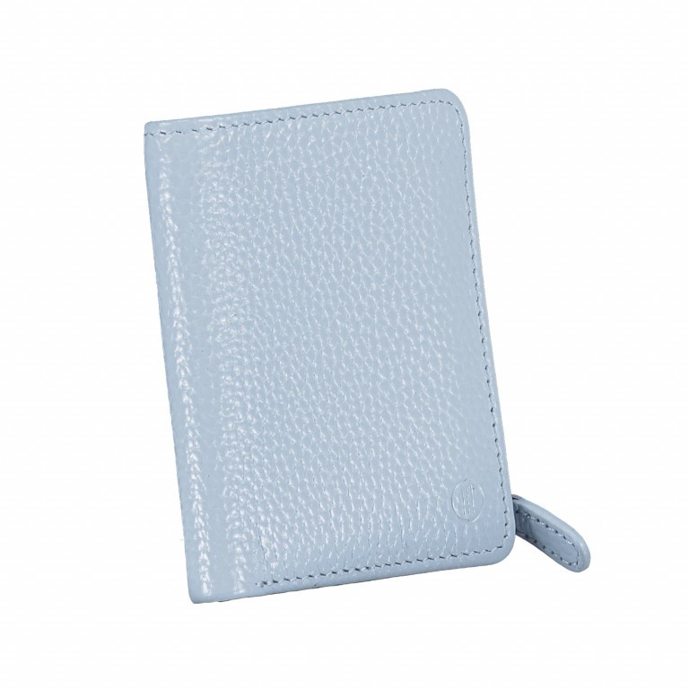 Geldbörse Amra Bradley mit RFID-Schutz Hellblau, Farbe: blau/petrol, Marke: Hausfelder Manufaktur, EAN: 4251672748561, Abmessungen in cm: 8.5x10.5x1.5, Bild 2 von 5
