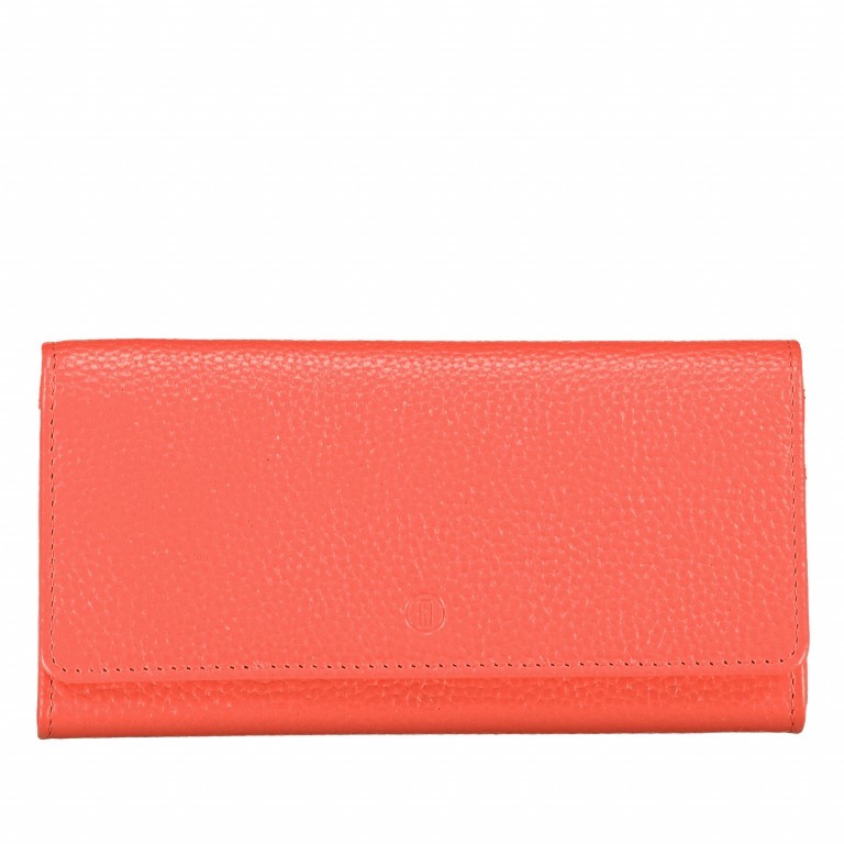 Geldbörse Amra Bradley mit RFID-Funktion Koralle, Farbe: orange, Marke: Hausfelder Manufaktur, EAN: 4251672748691, Abmessungen in cm: 19x9.5x2.5, Bild 1 von 5