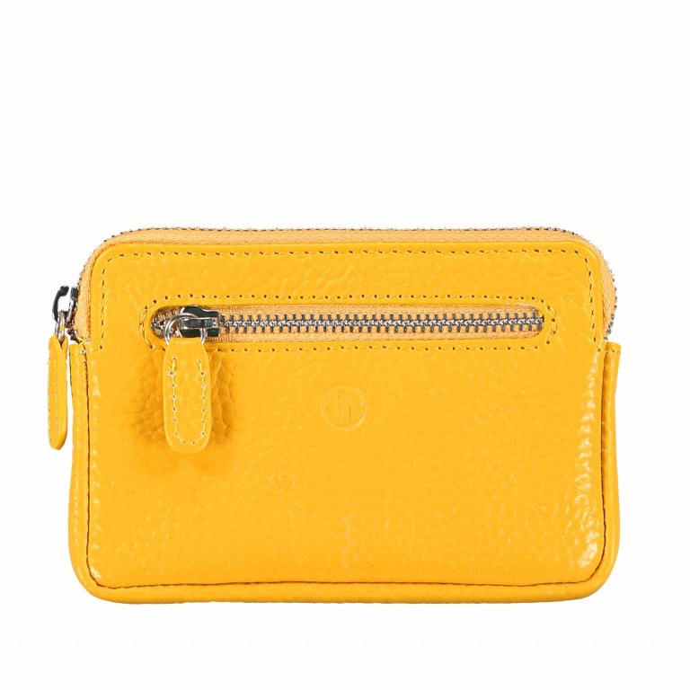 Schlüsseletui Amra Bradley mit RFID-Funktion Gelb, Farbe: gelb, Marke: Hausfelder Manufaktur, EAN: 4251672748776, Abmessungen in cm: 12x8x0.5, Bild 1 von 4