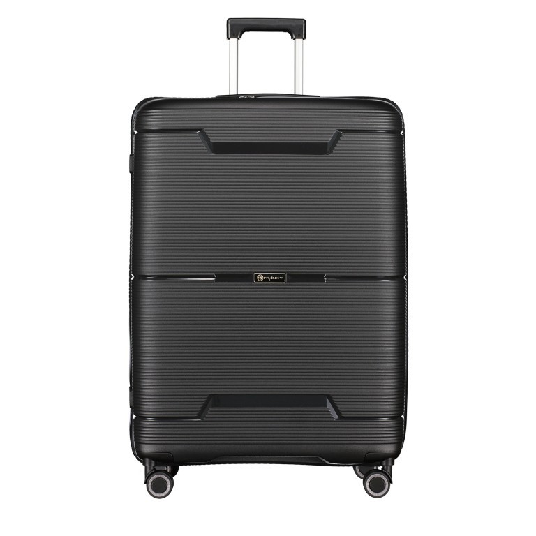 Koffer PP20 75 cm Black Metallic, Farbe: schwarz, Marke: Franky, EAN: 4251672758379, Abmessungen in cm: 52x75x30, Bild 1 von 9