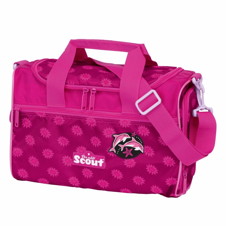 Schulranzen Genius Set 4-teilig Pink Daisy, Farbe: rosa/pink, Marke: Scout, EAN: 4007953425092, Bild 10 von 11