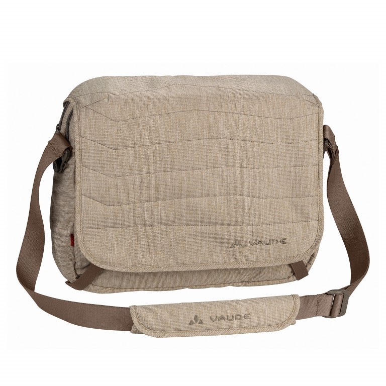 Kuriertasche Recycled torPET II Nougat, Farbe: beige, Marke: Vaude, EAN: 4052285520328, Abmessungen in cm: 43x35x12, Bild 1 von 4