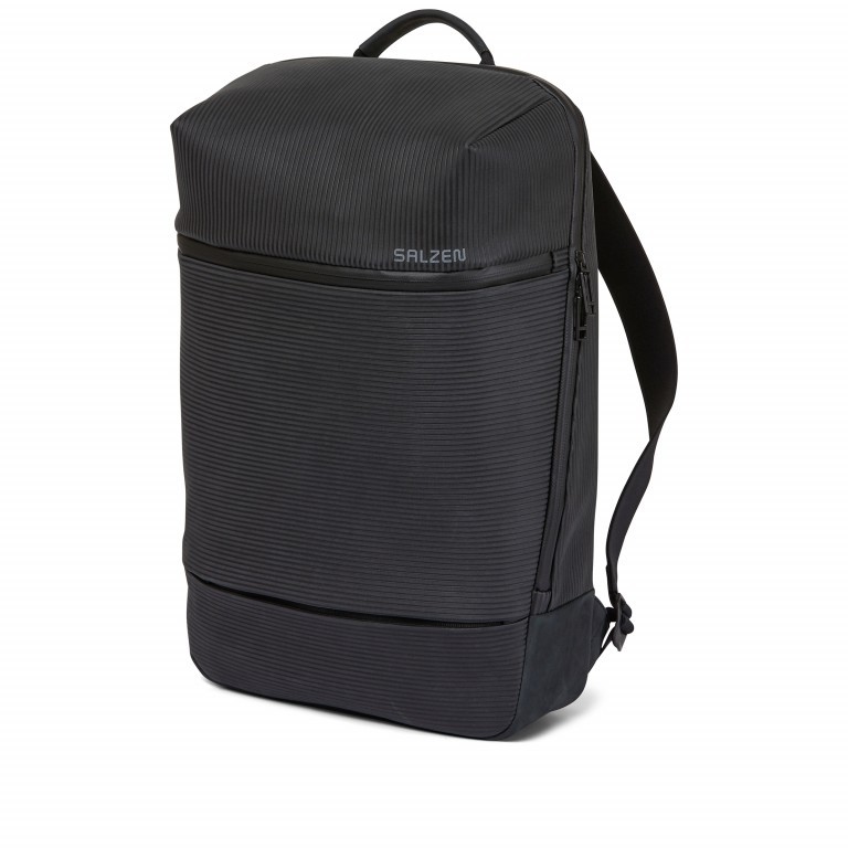 Rucksack Savvy Aligned Smoke, Farbe: anthrazit, Marke: Salzen, EAN: 4057081067817, Abmessungen in cm: 29x47x14, Bild 2 von 12