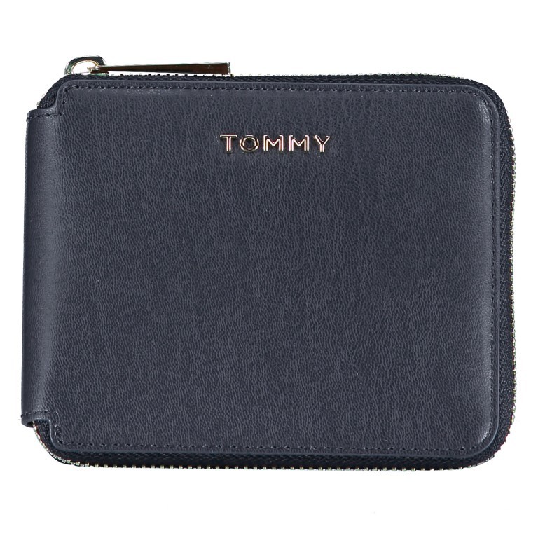 Geldbörse Iconic Wallet M Sky Captain, Farbe: blau/petrol, Marke: Tommy Hilfiger, EAN: 8719862804641, Abmessungen in cm: 13x10x2.5, Bild 1 von 3