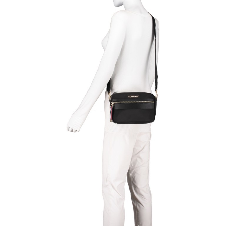 Umhängetasche Nylon Black, Farbe: schwarz, Marke: Tommy Hilfiger, EAN: 8719862802937, Abmessungen in cm: 23.5x15.5x5.5, Bild 5 von 7