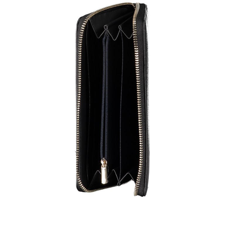 Geldbörse Saffiano Wallet L Black, Farbe: schwarz, Marke: Tommy Hilfiger, EAN: 8719862799299, Abmessungen in cm: 19.5x10x2.3, Bild 3 von 3