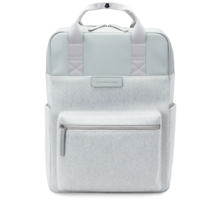 Rucksack Bergen Mint-Grey-Sustainknit, Farbe: grün/oliv, Marke: Kapten & Son, EAN: 4251145205317, Abmessungen in cm: 28x39x11.5, Bild 1 von 7