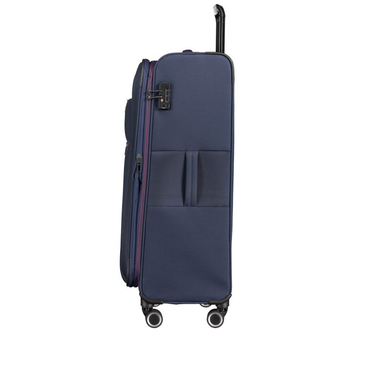 Koffer Columbus 087450 75 cm Blau, Farbe: blau/petrol, Marke: Flanigan, EAN: 4048171003389, Bild 3 von 7