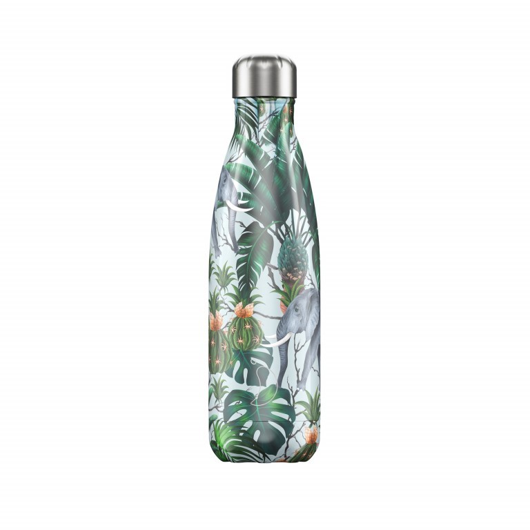 Trinkflasche Tropical Volumen 500 ml Elephant, Farbe: grau, Marke: Chilly's Bottles, EAN: 0718879586371, Bild 1 von 1