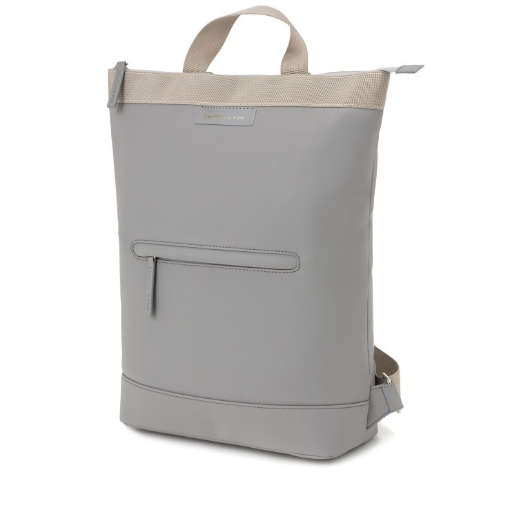 Rucksack Umea Sand Grey, Farbe: grau, Marke: Kapten & Son, EAN: 4251145242817, Abmessungen in cm: 35x40x12, Bild 2 von 7