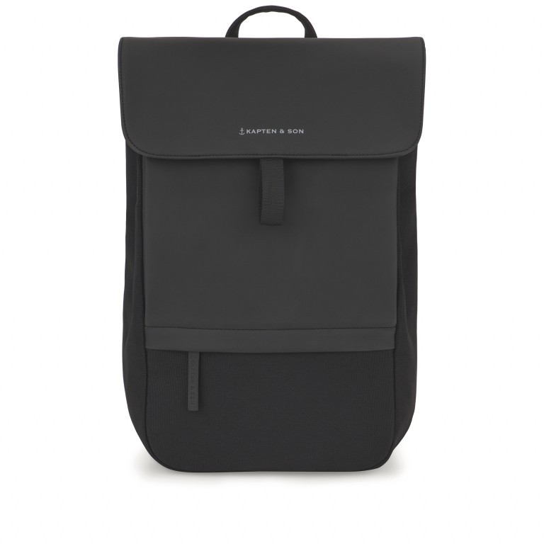 Rucksack Fyn All Black, Farbe: schwarz, Marke: Kapten & Son, EAN: 4251145251000, Abmessungen in cm: 26.5x43x12, Bild 1 von 6