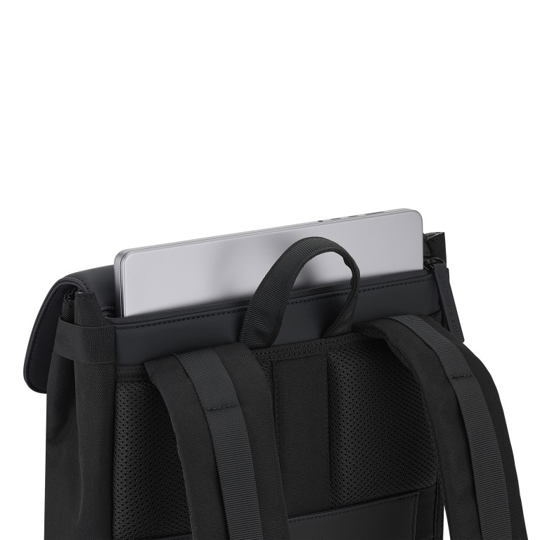 Rucksack Fyn All Black, Farbe: schwarz, Marke: Kapten & Son, EAN: 4251145254261, Abmessungen in cm: 28.5x39.5x12.5, Bild 8 von 10