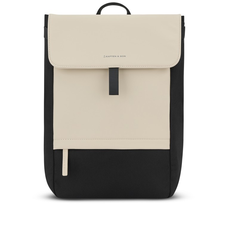 Rucksack Fyn Cream Black, Farbe: anthrazit, Marke: Kapten & Son, EAN: 4251145254285, Abmessungen in cm: 28.5x39.5x12.5, Bild 1 von 10