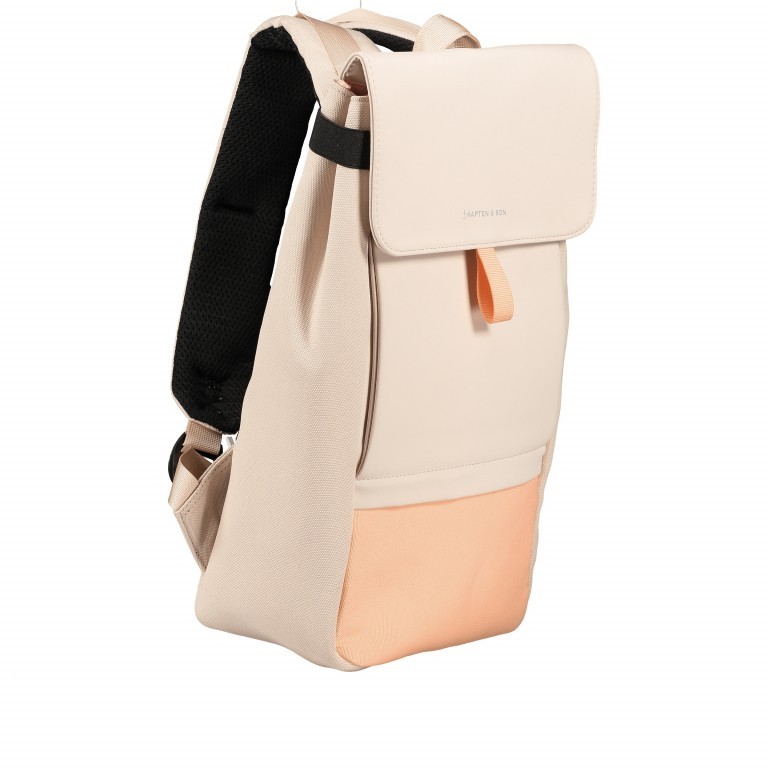 Rucksack Fyn Sand Coral, Farbe: beige, Marke: Kapten & Son, EAN: 4251145250102, Abmessungen in cm: 28.5x39.5x12.5, Bild 2 von 11