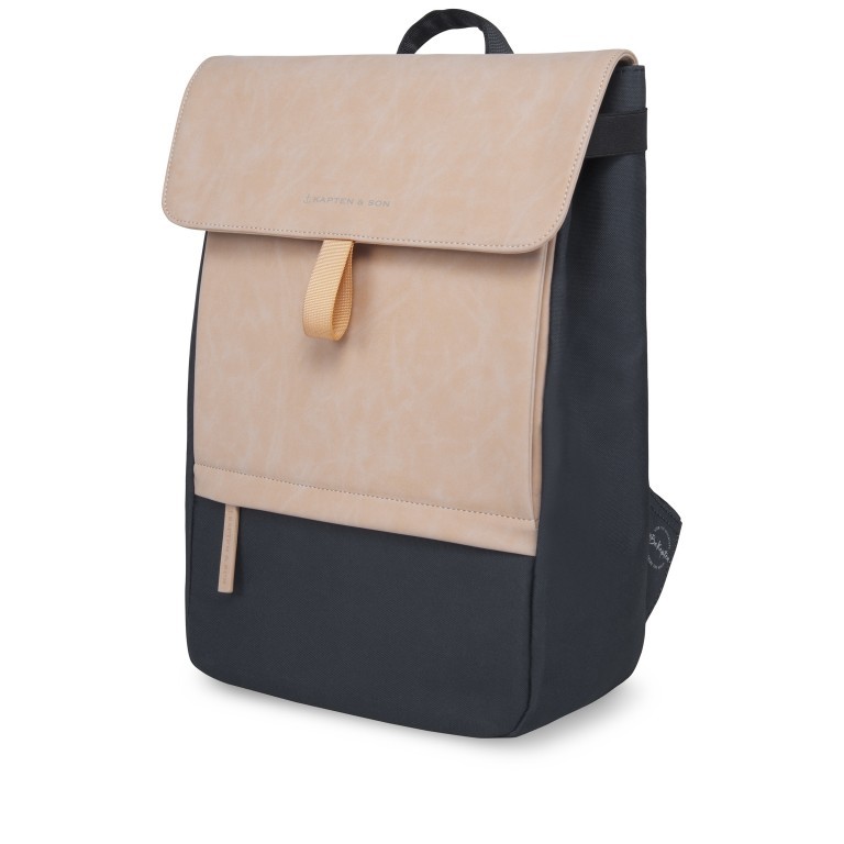 Rucksack Fyn Navy Blush, Farbe: blau/petrol, Marke: Kapten & Son, EAN: 4251145250119, Abmessungen in cm: 26.5x43x12, Bild 2 von 6