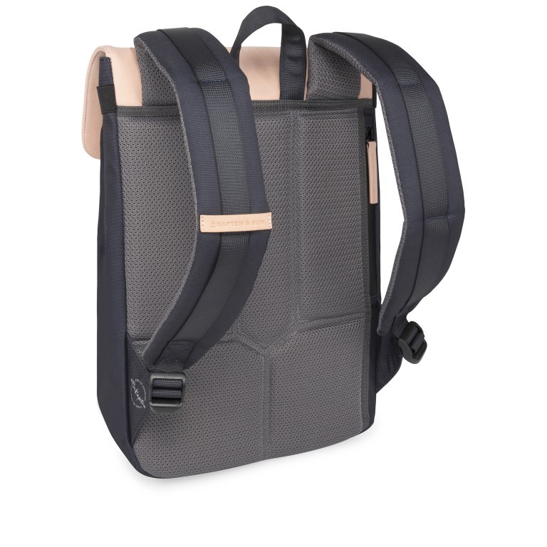 Rucksack Fyn Navy Blush, Farbe: blau/petrol, Marke: Kapten & Son, EAN: 4251145250119, Abmessungen in cm: 28.5x39.5x12.5, Bild 4 von 10