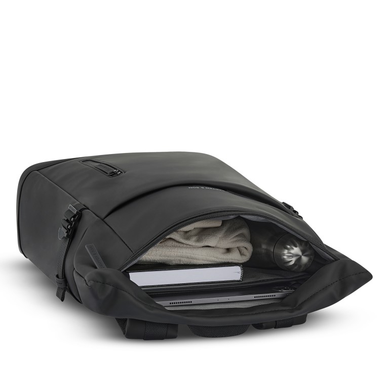 Rucksack Helsinki Modell 2025 All Black, Farbe: schwarz, Marke: Kapten & Son, EAN: 4251145254186, Abmessungen in cm: 27x44.5x14, Bild 7 von 10